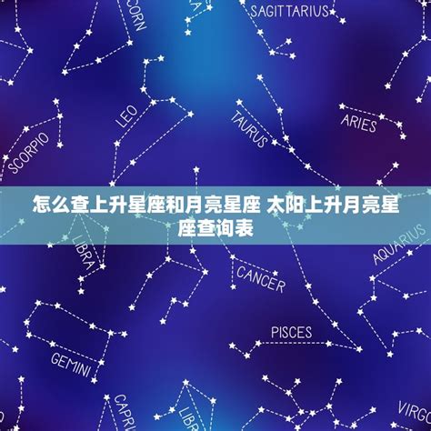 上升和太陽同星座|三大典型星座：太阳星座，月亮星座，上升星座的真正区别。